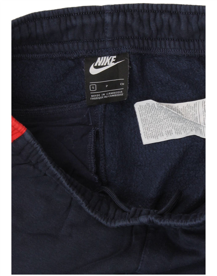 NIKE Hombre Pantalones de chándal Joggers Small Azul Marino Colorblock Algodón