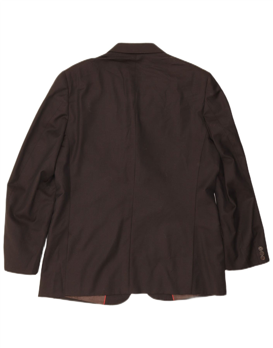 Massimo Dutti Chaqueta Blazer De 3 Botones Para Hombre UK 42 XL Lana Marrón