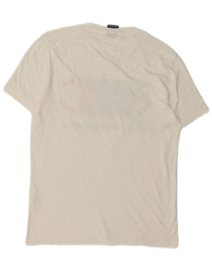 Champion Camiseta gráfica para hombre Top Medium White Cotton