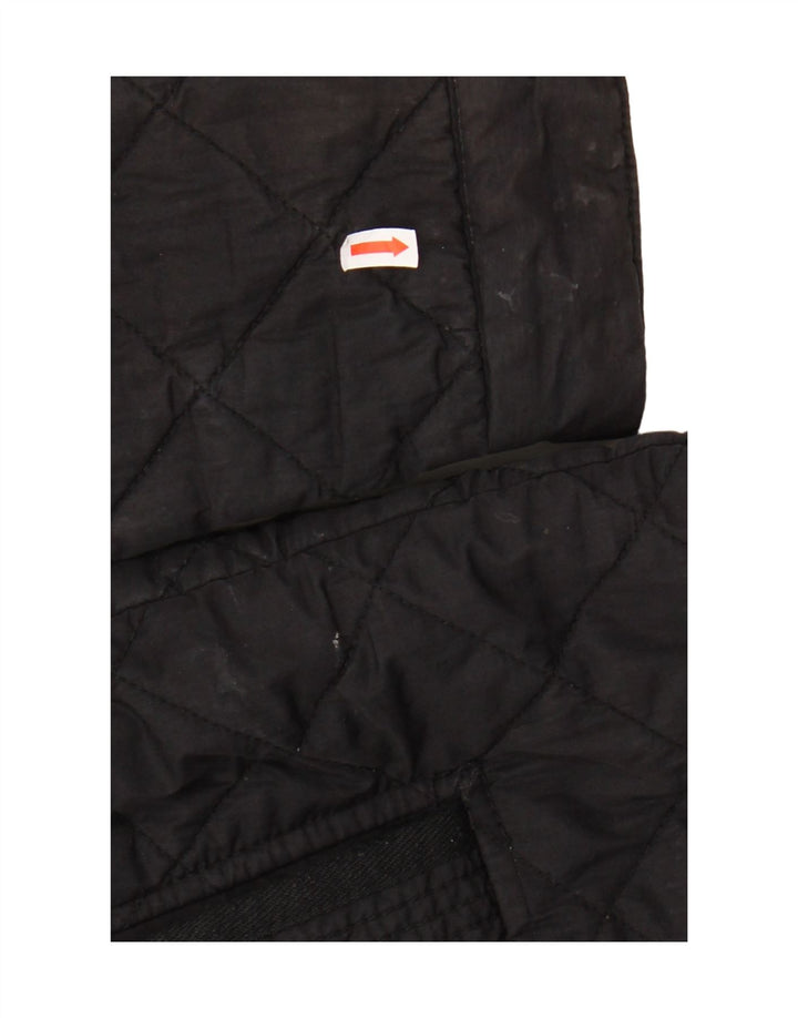 FAT FACE Chaqueta acolchada para hombre UK 40 Large Black
