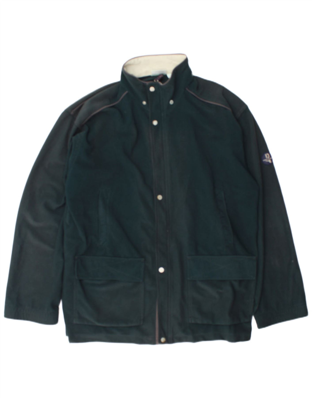 Diadora Chaqueta de chándal para hombre ES 46 2XL Verde Poliéster