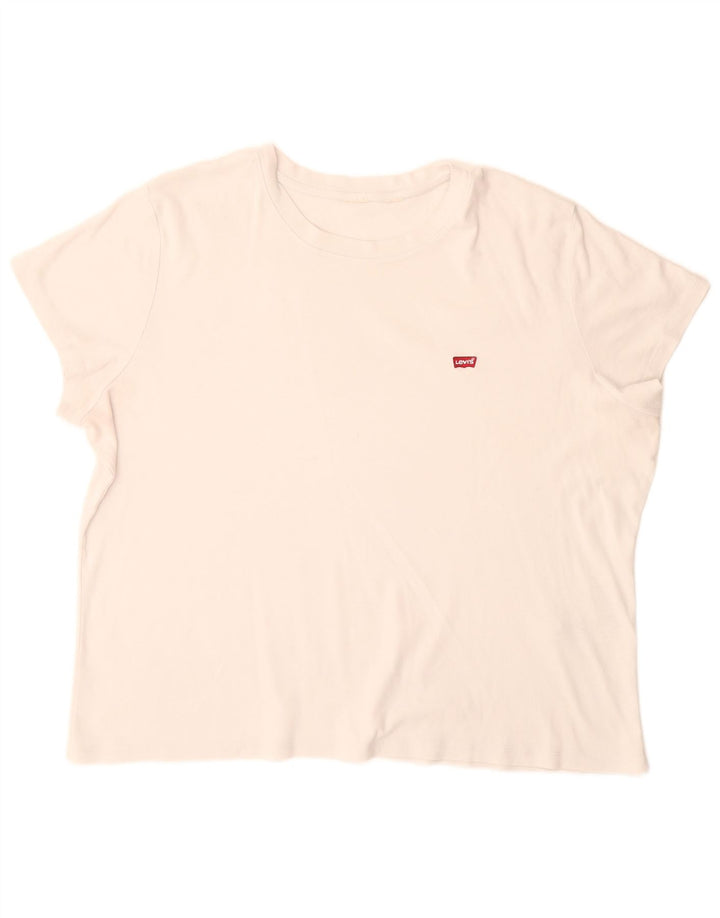 Levi's Camiseta extragrande para mujer UK 46 Large White