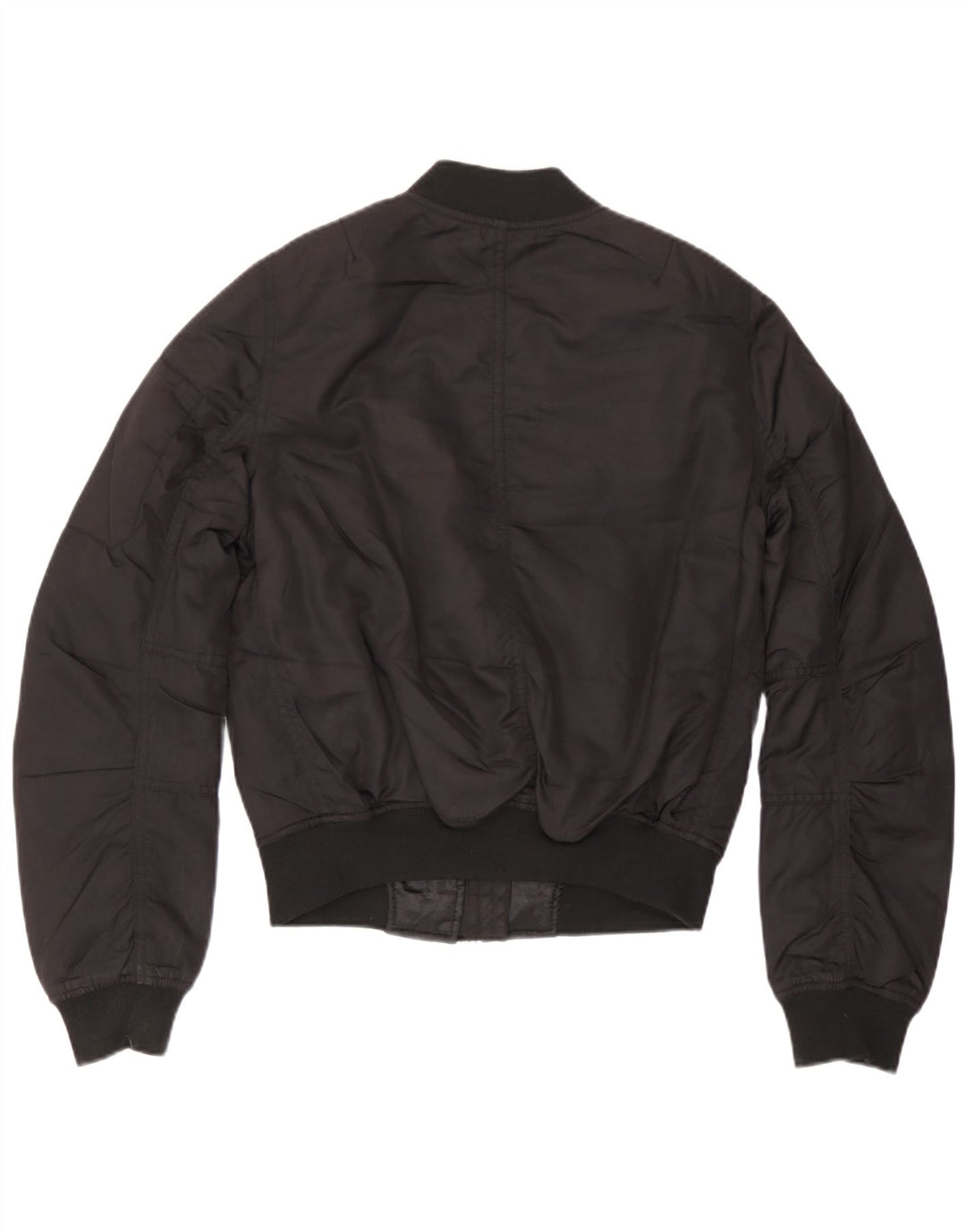 Topshop Chaqueta bomber extragrande para mujer UK 6 XS Poliéster negro