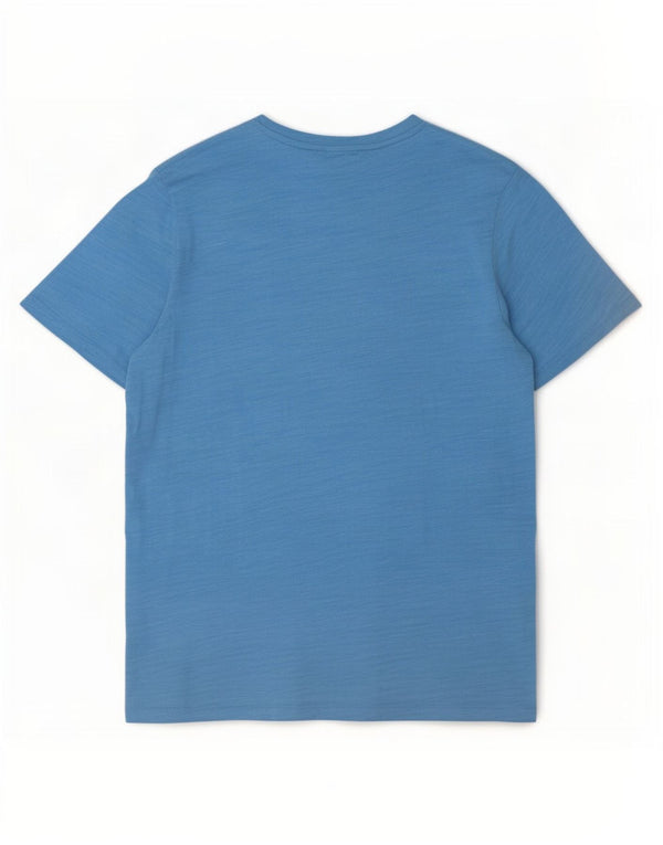 Jack & Jones Hombre Camiseta Gráfica Top XL Algodón Moteado Azul