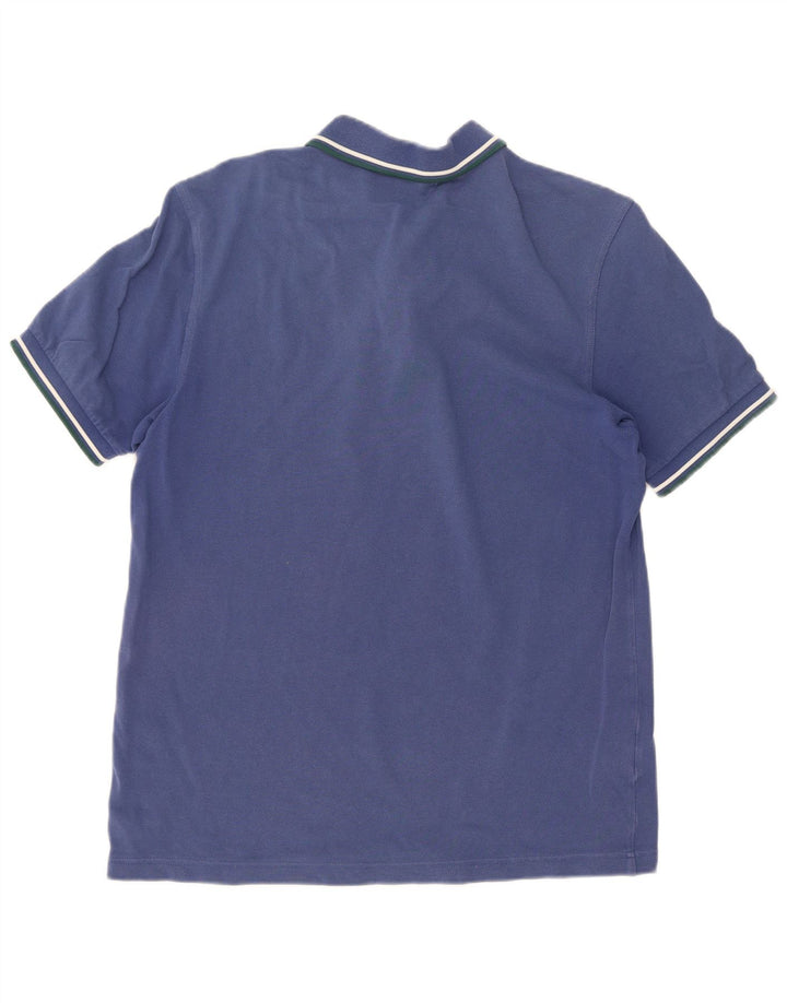 Fred Perry Polo Para Hombre De Algodón A Rayas Azul Grande
