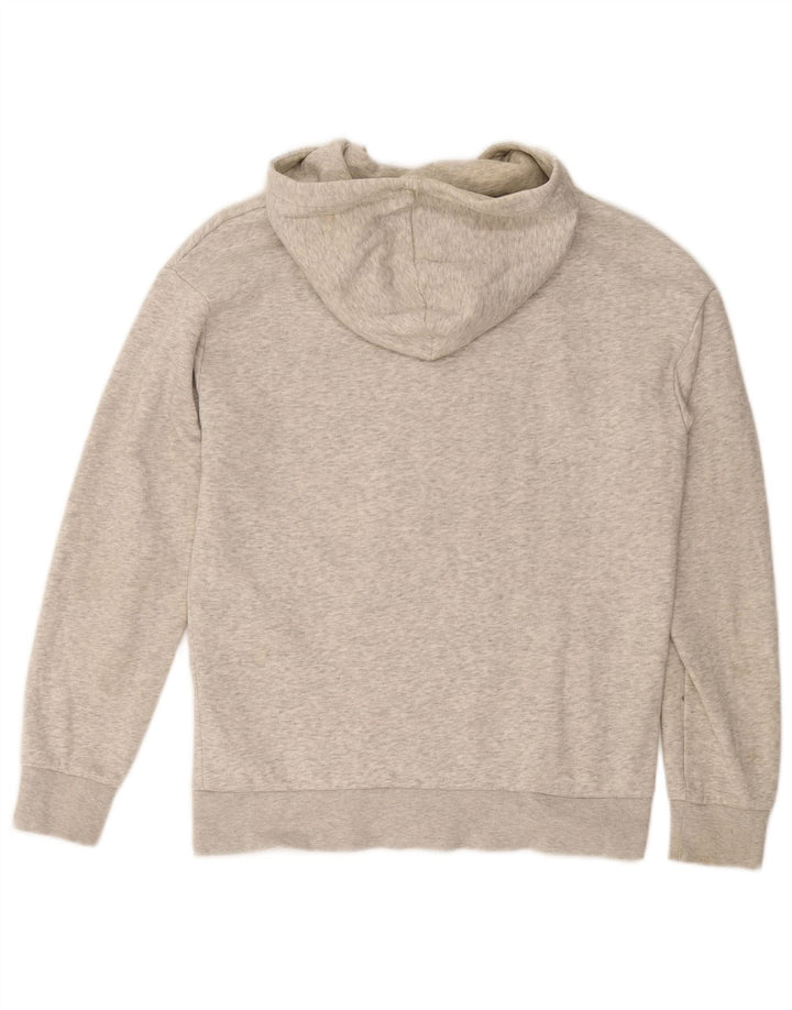 JACK & JONES Hombre Sudadera con capucha y cremallera de algodón moteado gris medio