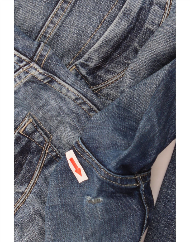 Vaqueros Massimo Dutti Mujer Slim W28 L29 Azul Algodón