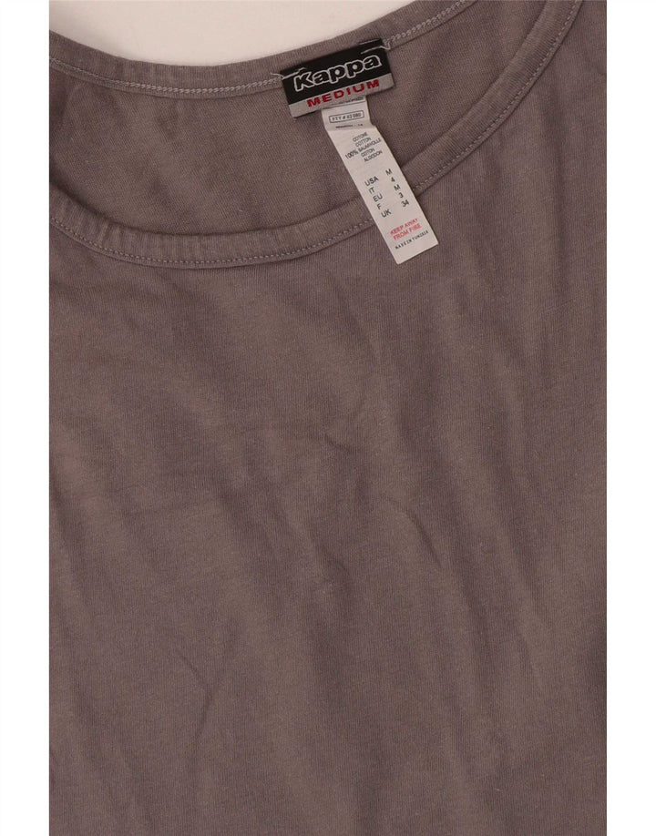 Kappa Hombre Chaleco Top Algodón Gris Medio