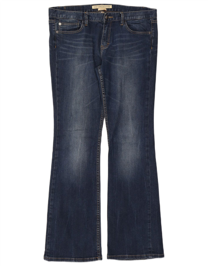 French Connection Vaqueros acampanados con corte de bota para mujer US 16 2XL W38 L33 Algodón azul
