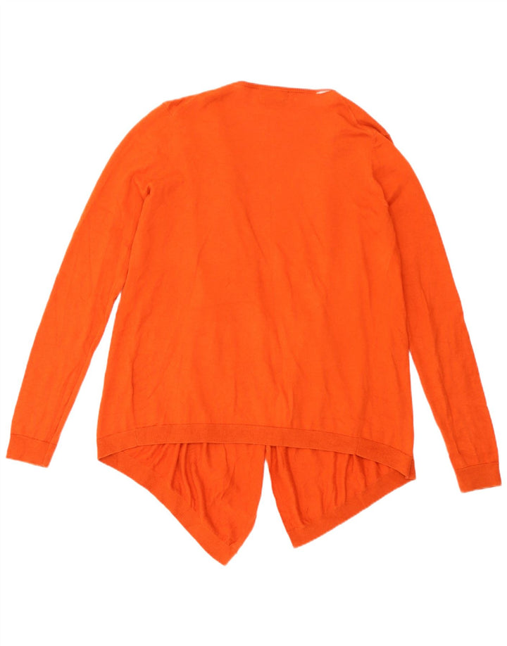 Massimo Dutti Cárdigan Abierto Asimétrico para Mujer UK 44 Medio Naranja