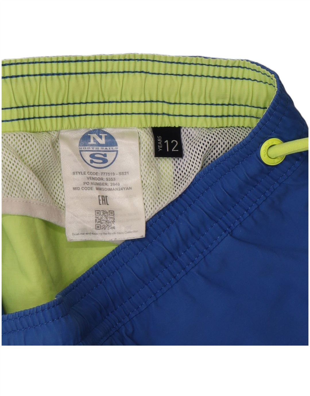 North Sails Bañador corto para niño Graphic 11-12 años Azul Poliéster