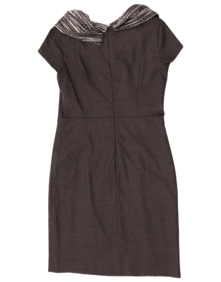 Max & Co. Vestido tubo para mujer UK 42 Lana gris medio