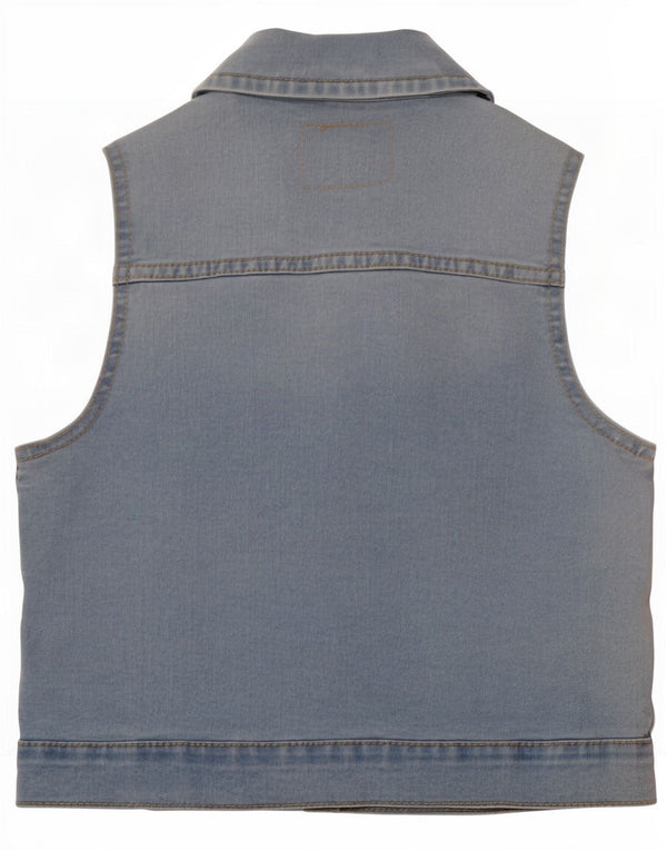 Levi's Chaleco vaquero para niña 7-8 años Pequeño Algodón azul