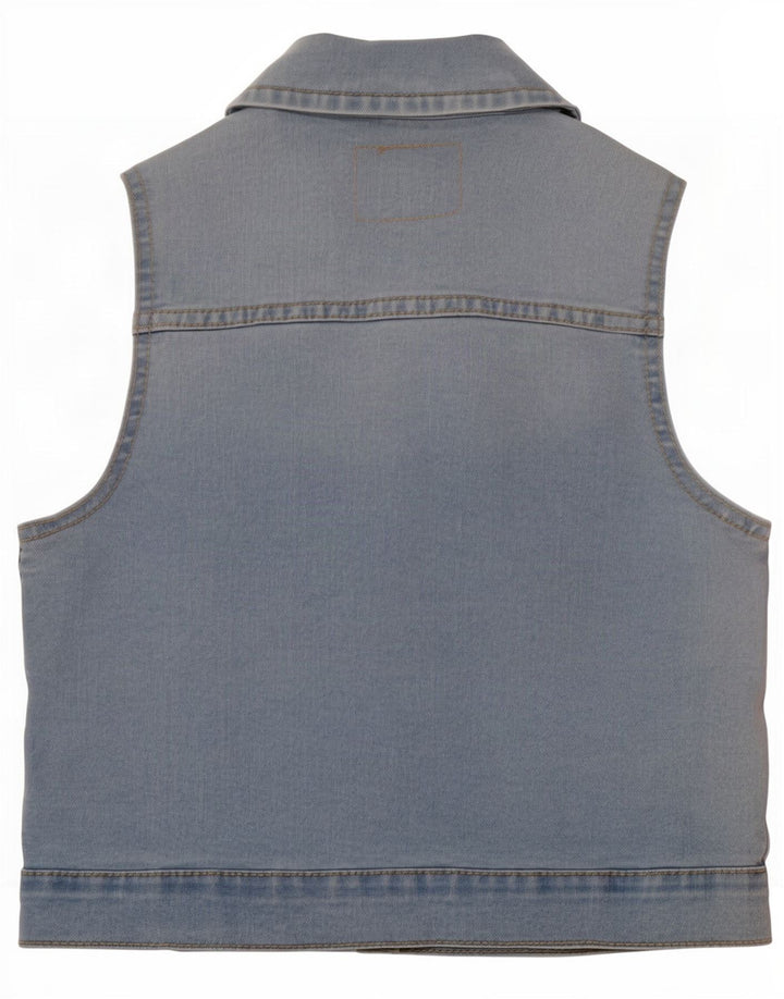 Levi's Chaleco vaquero para niña 7-8 años Pequeño Algodón azul