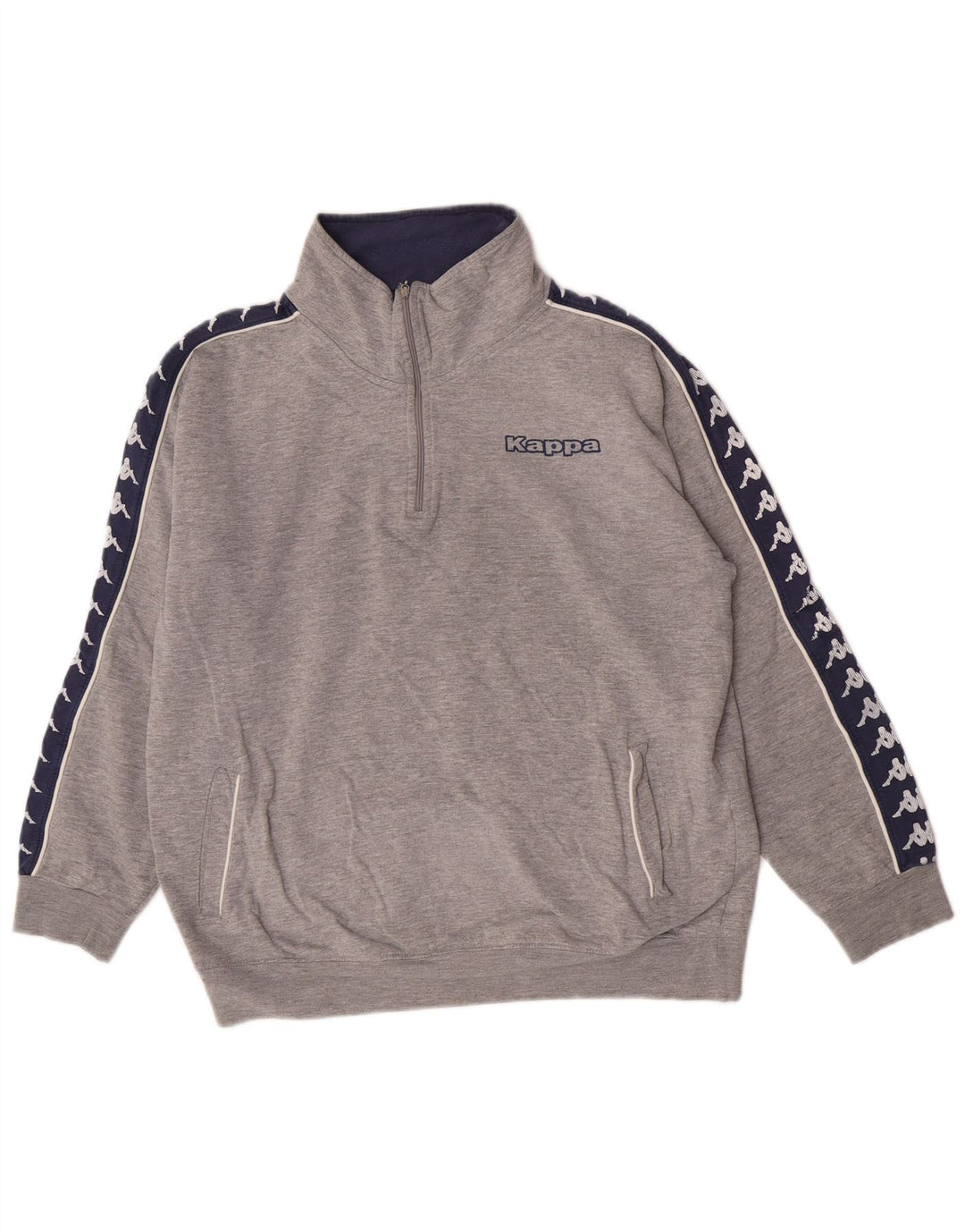Kappa - Sudadera gráfica para mujer, talla 44, color gris medio