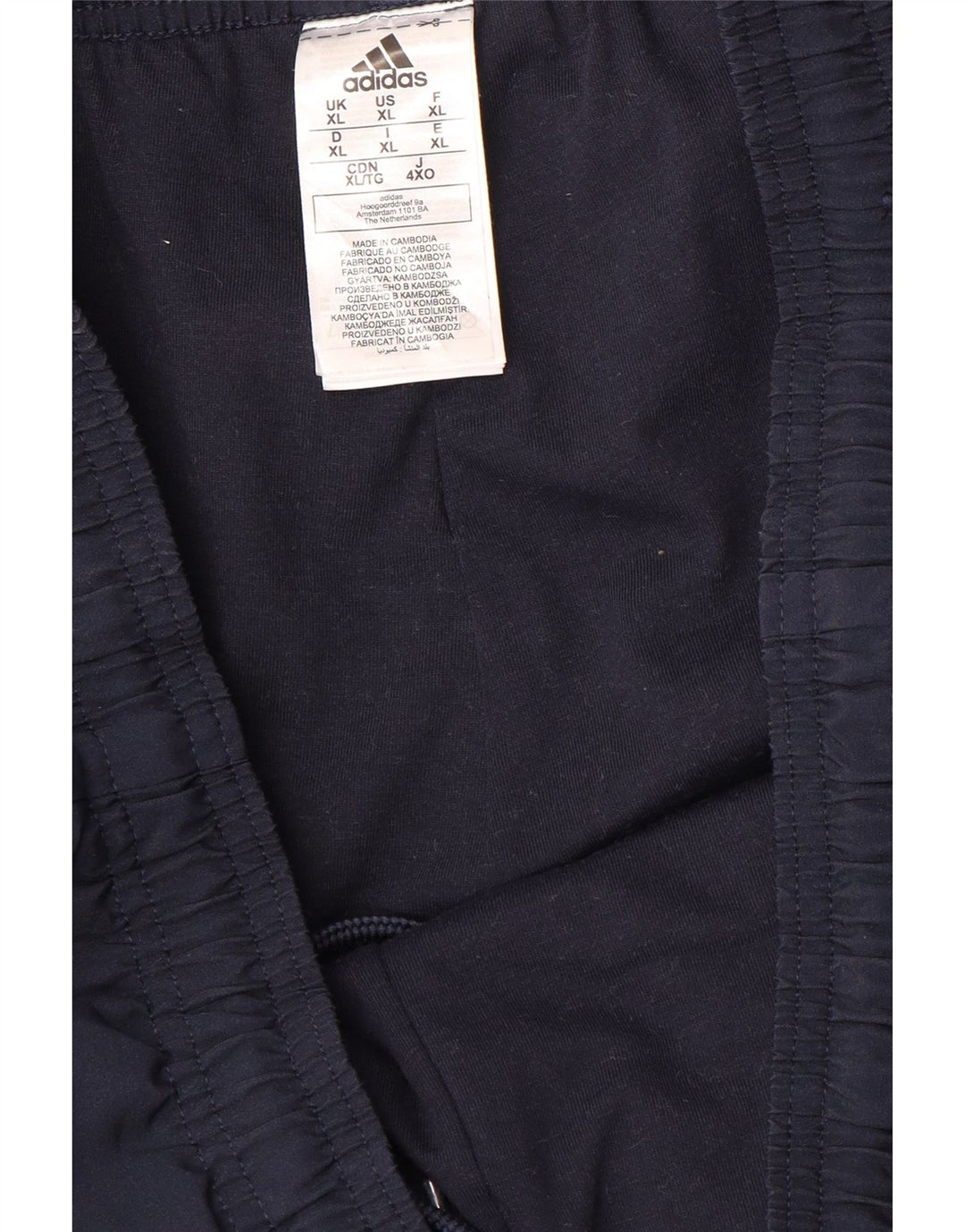 Pantalón Chándal ADIDAS Hombre XL Azul Marino Poliéster
