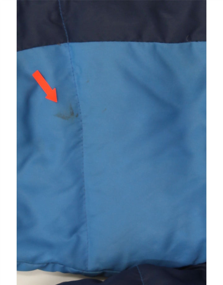Brunik Chaqueta acolchada para hombre UK 40 Large Azul Colorblock