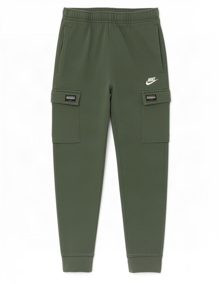 Nike Hombre Cargo Chándal Pantalones Joggers Small Verde