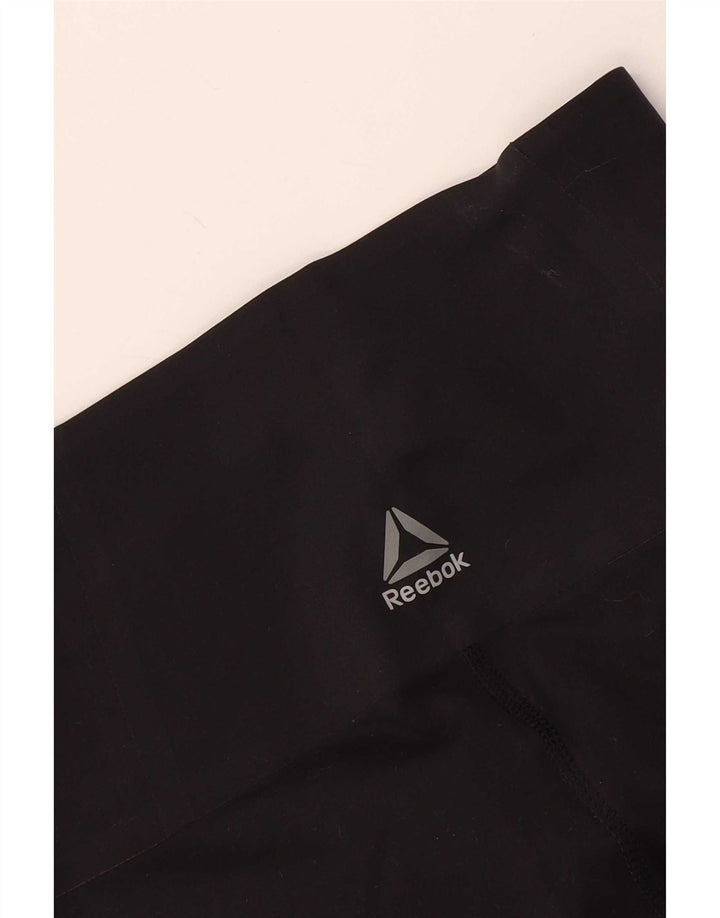 Reebok Leggings gráficos para mujer UK 10 Small Black