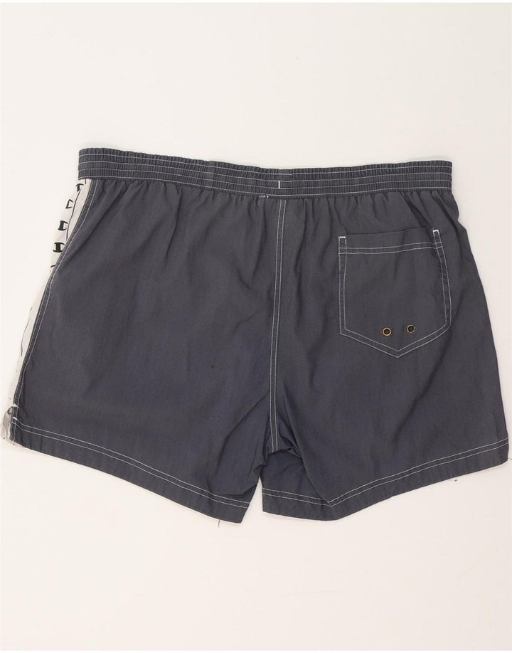 Champion Bañador con estampado gráfico para hombre XL Azul marino Colorblock Algodón