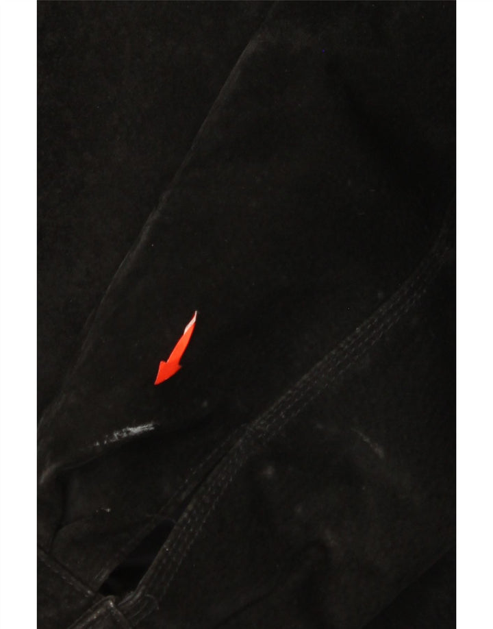 U.S. Posse Skins Chaqueta de gamuza para hombre UK 40 Grande Cuero negro