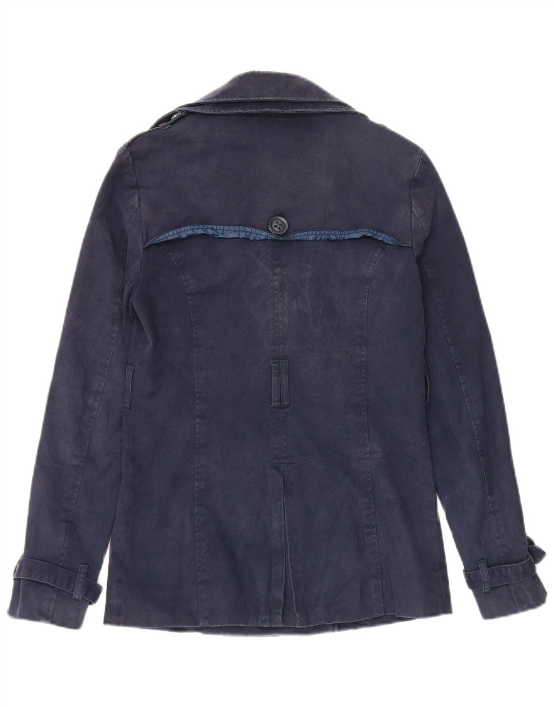 Superdry Chaquetón para mujer UK 6 XS Algodón azul marino