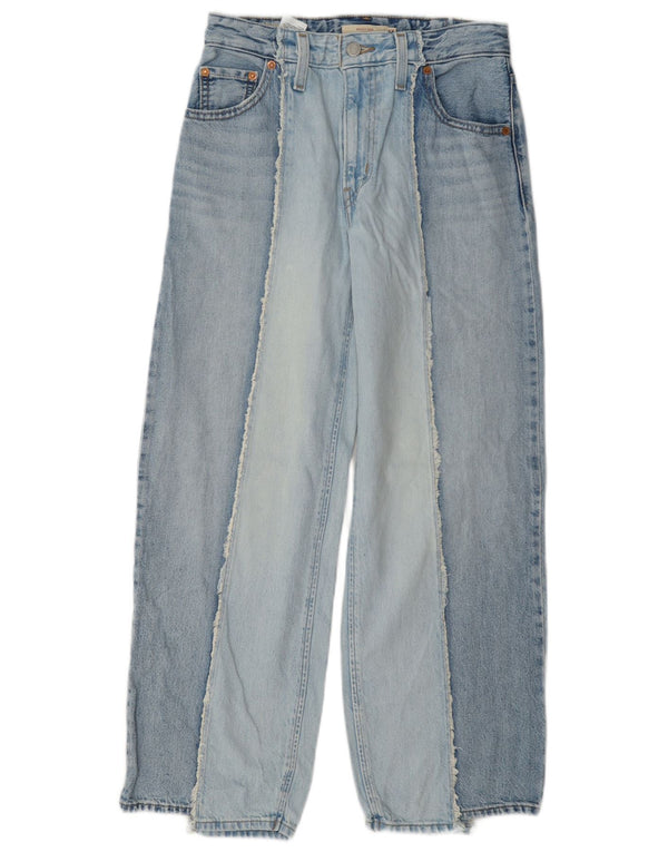 Vaqueros Levi's Mujer Baggy Loose W24 L28 Algodón Color Block Azul