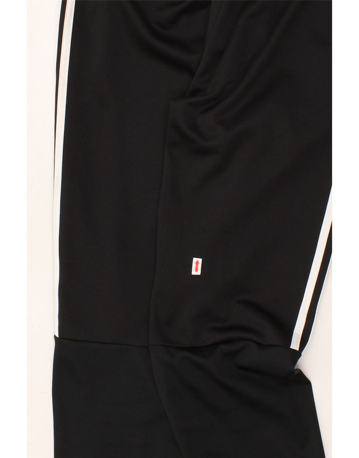 ADIDAS Boys Tracksuit Trousers 13-14 Years  Black Polyester Vintage Adidas and Second-Hand Adidas from Messina Hembry 