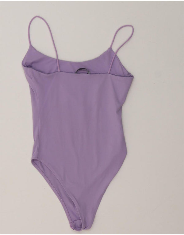 Zara Body Sin Mangas Mujer UK 40 Small Púrpura
