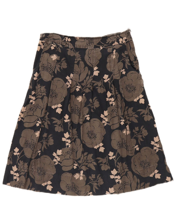 Falda acampanada Boden para mujer UK 40 Medium W29 Azul marino Floral