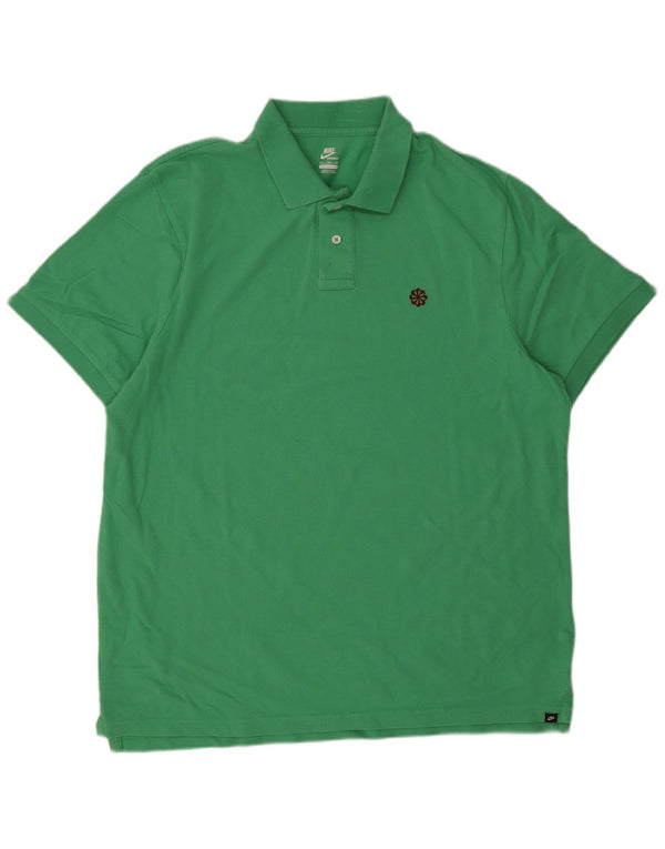 Polo Nike Hombre 2XL Algodón Verde