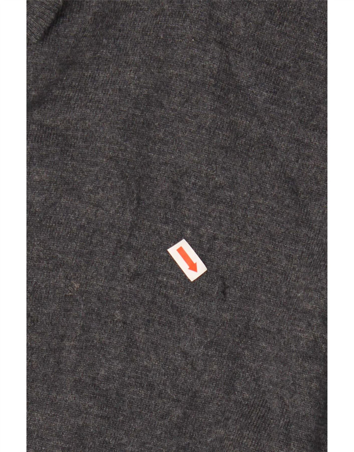 Zara Hombre Jersey Cuello Pico Jersey XL Gris