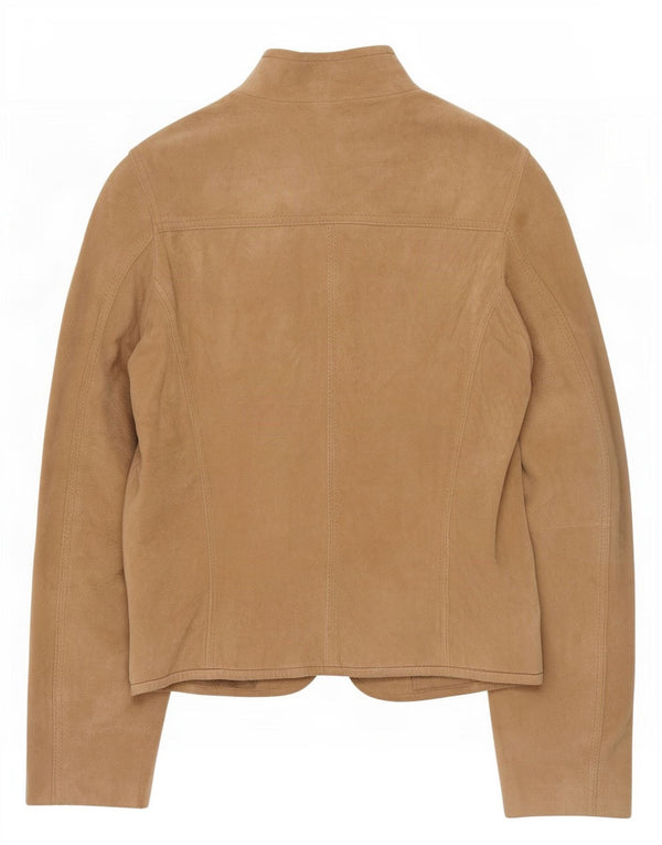 Zarro Mujer Chaqueta Ante IT 42 Cuero Beige Medio