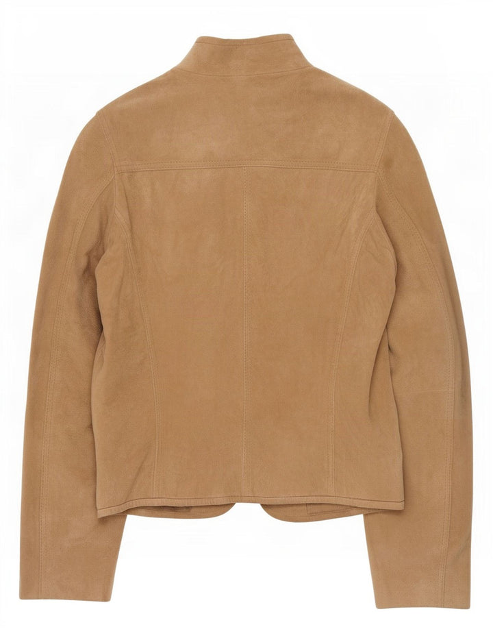 Zarro Mujer Chaqueta Ante IT 42 Cuero Beige Medio