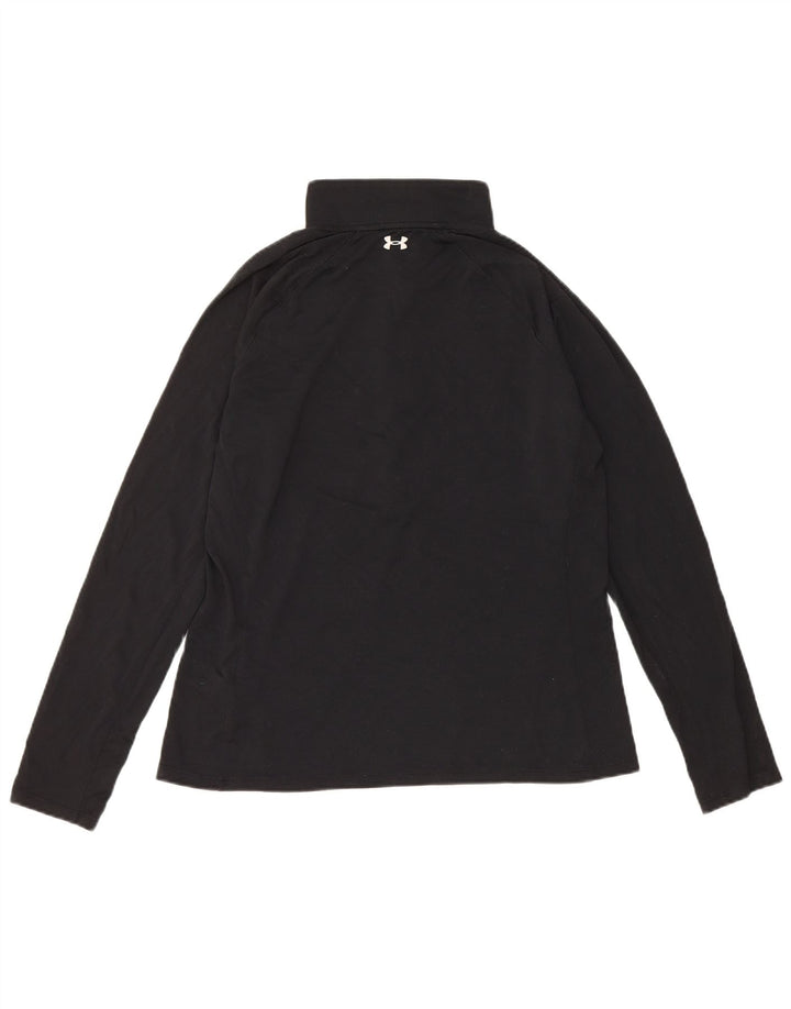UNDER ARMOUR Top de chándal con estampado gráfico para mujer Reino Unido 40 Grande Negro