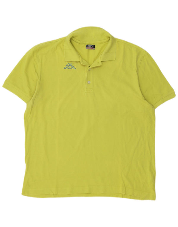 Kappa Polo Hombre XL Amarillo Algodón