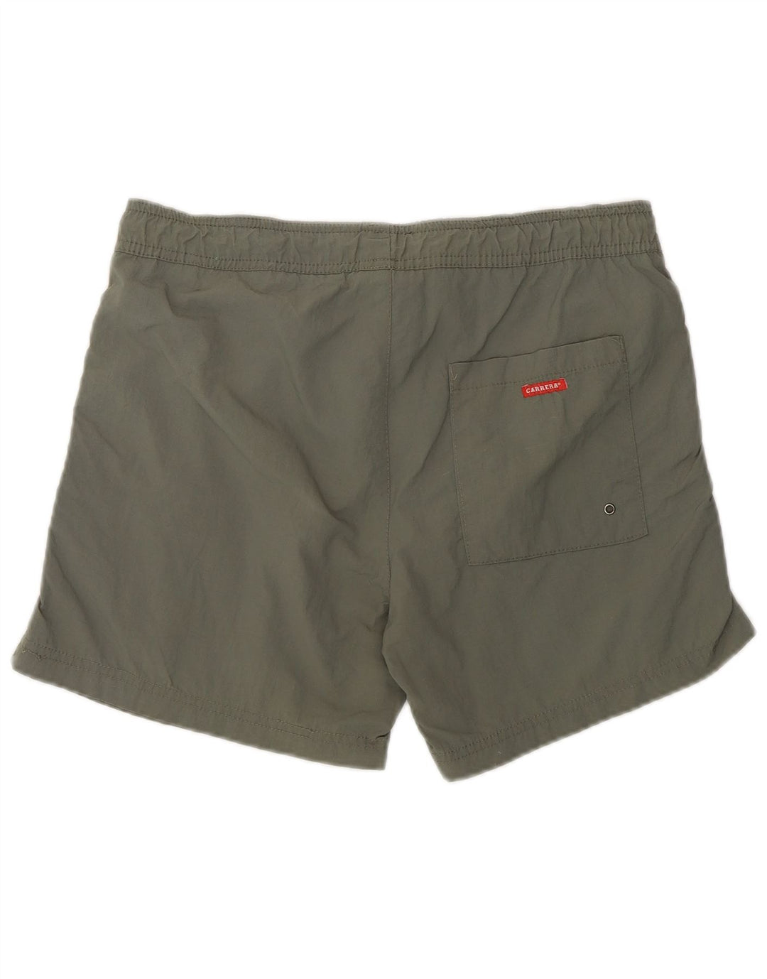 CARRERA Mens Graphic Swimming Shorts Large  Khaki Polyamide Vintage Carrera and Second-Hand Carrera from Messina Hembry 