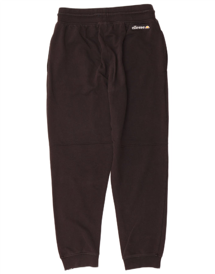 Ellesse Hombre Pantalones De Chándal Joggers Medium Negro Algodón