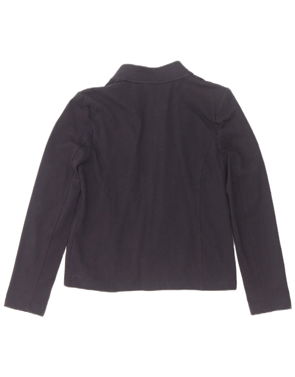 Tommy Hilfiger Chaqueta Bomber para Mujer UK 14 Mediana Azul Marino Algodón
