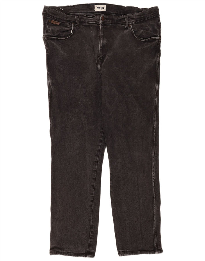 Wrangler Vaqueros rectos Texas para hombre W42 L32 Algodón gris