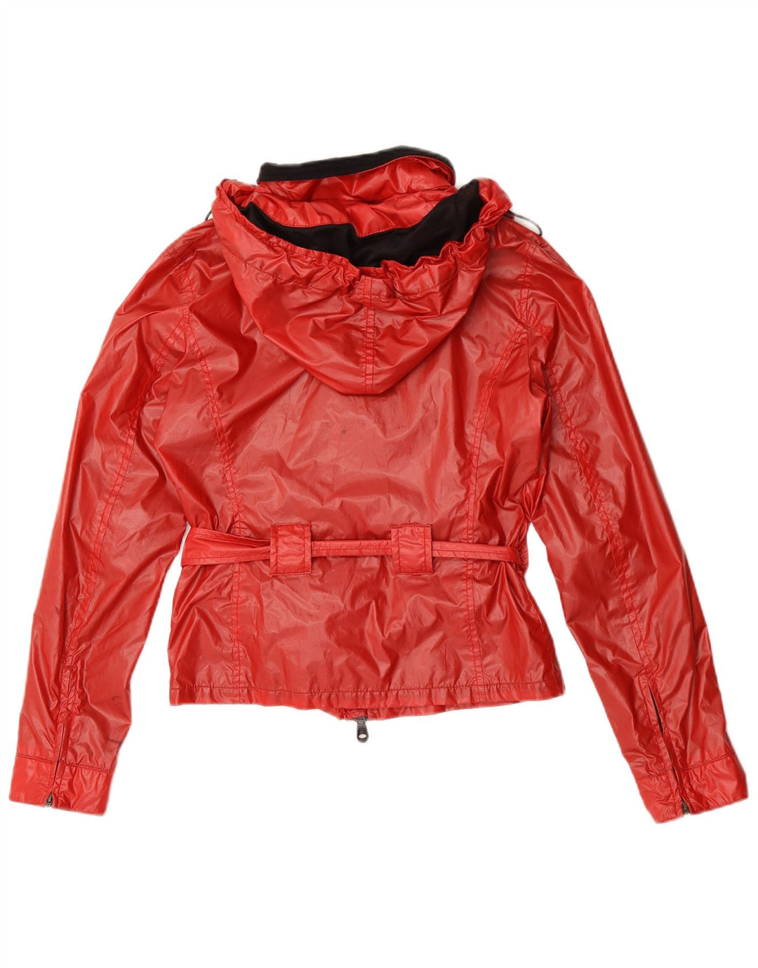 Refrigiwear Chaqueta impermeable con capucha para mujer IT 38 XS Poliéster rojo