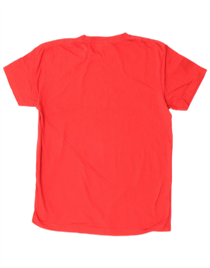 Quiksilver - Camiseta gráfica para hombre, color rojo medio