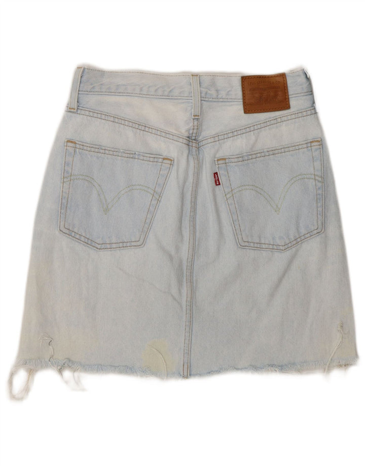Falda Vaquera Levi's Mujer W26 Azul Pequeño