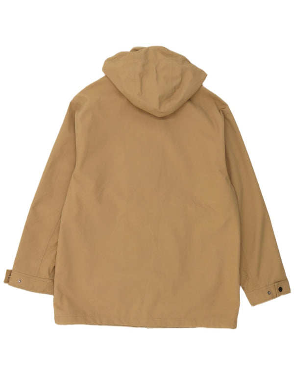 Timberland Chaqueta utilitaria con capucha para hombre UK 38 Medium Beige Nylon