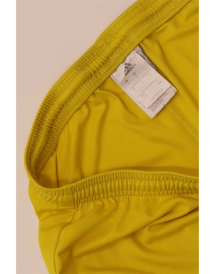 Adidas Mens Climalite Sport Shorts Grande Amarillo Poliéster