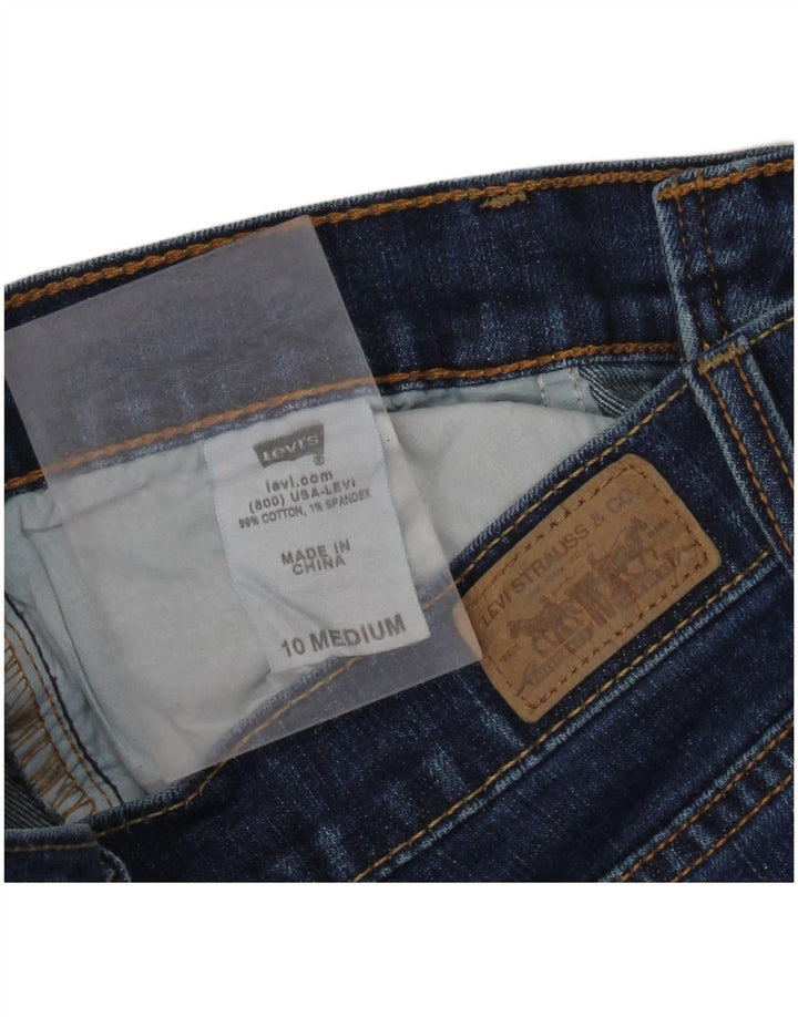 LEVI'S Jeans rectos 505 para mujer US 10 Grande W30 L30 Algodón azul