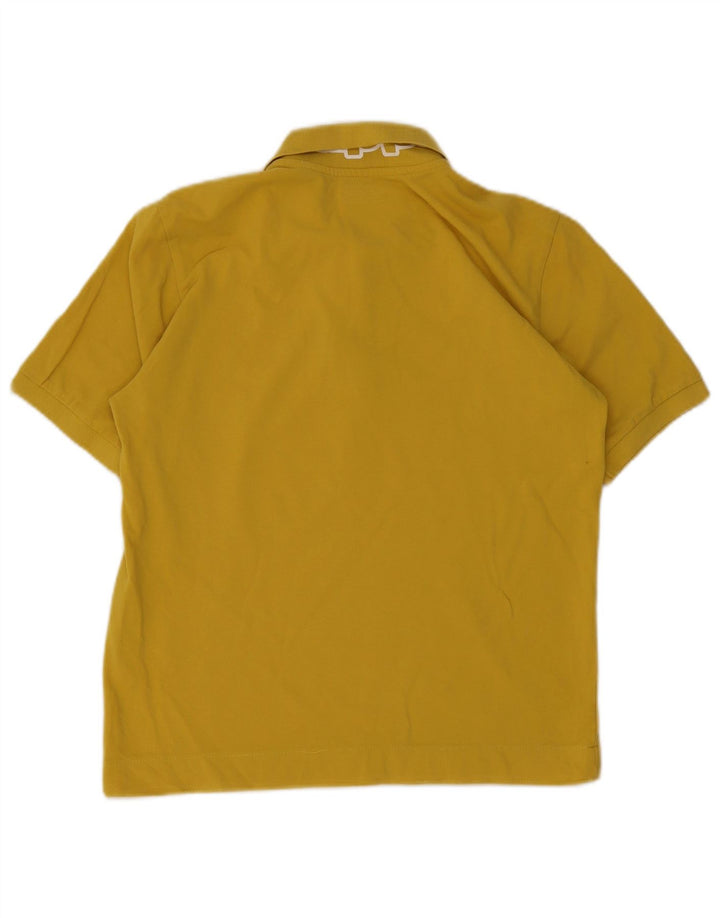 Polo Kappa Hombre Amarillo Medio