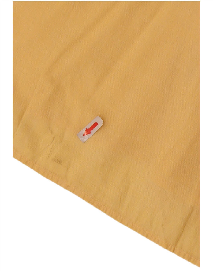 Camisa Cacharel Hombre Talla 42 16 1/2 Grande Algodón Amarillo