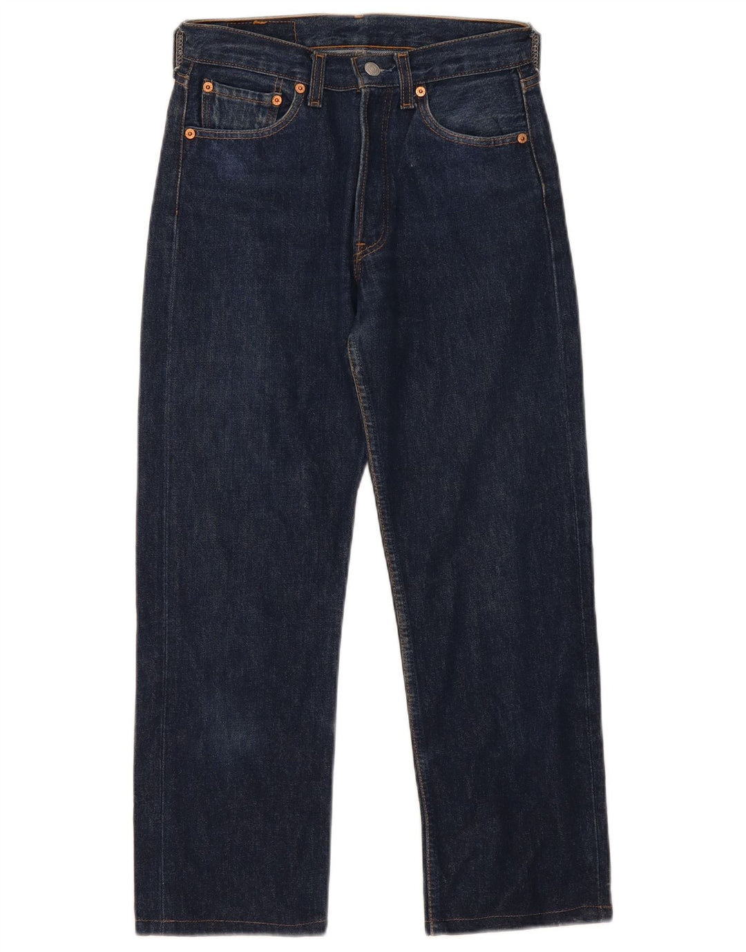 Vaqueros Levi's Mujer 501 Rectos W28 L26 Algodón Azul Marino