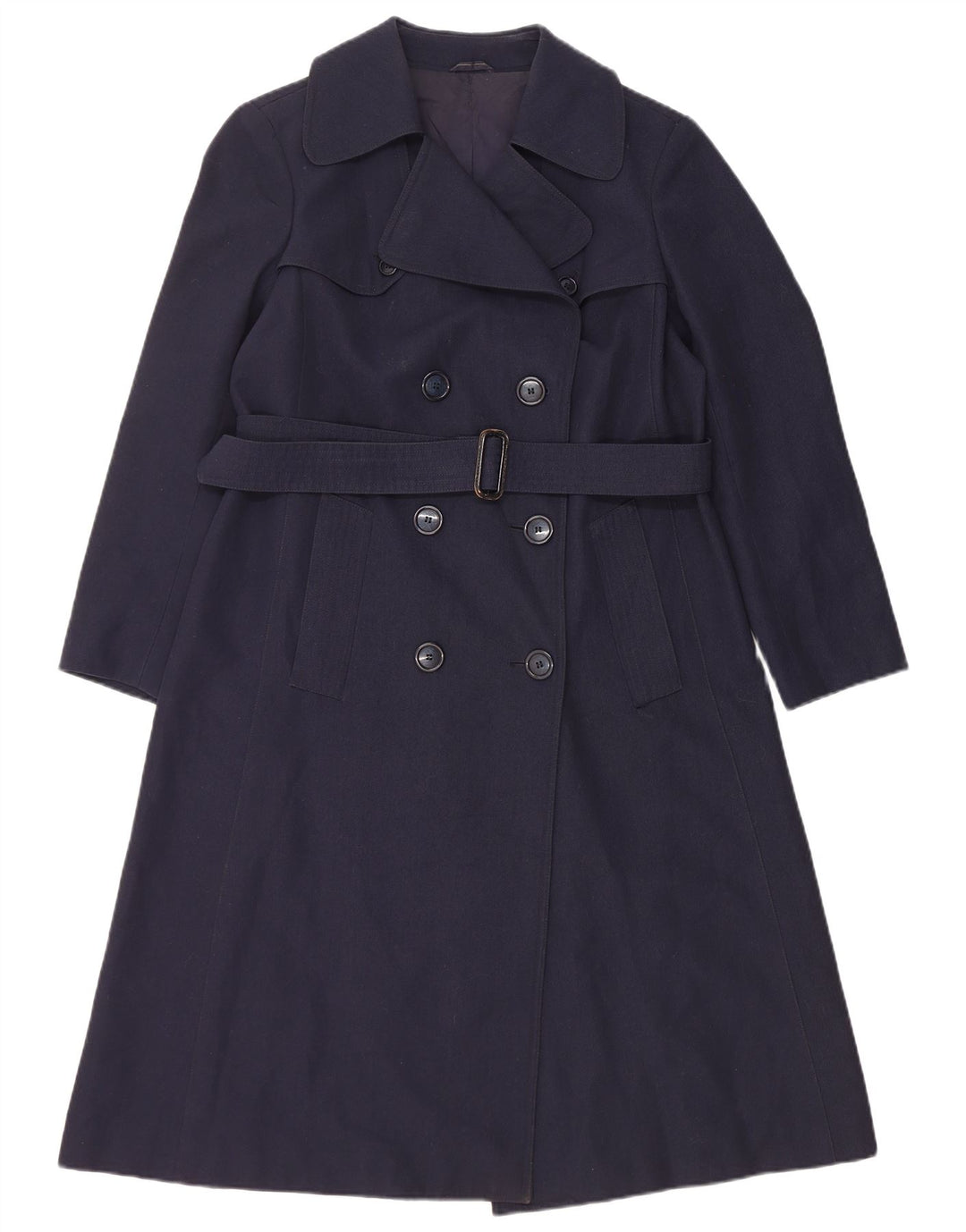 NINO Abrigo cruzado para mujer UK 10 Small Poliéster azul marino